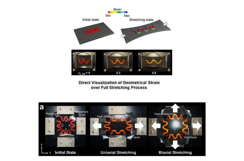 Unveil the secret of stretchable technology through color